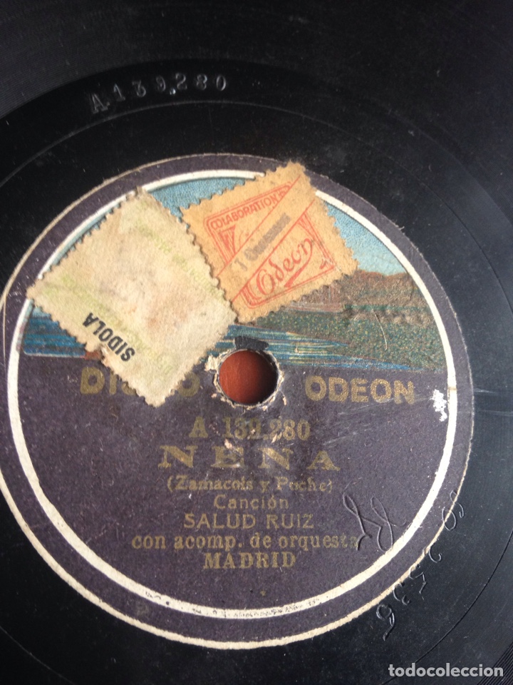 Discos de pizarra: Nena salud Ruiz - Foto 1