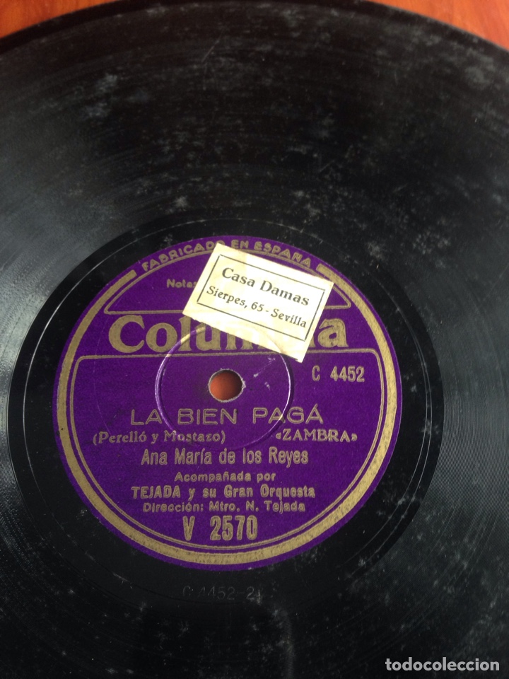 Discos de pizarra: La bien paga Ana Mar&iacute;a de los reyes - Foto 1