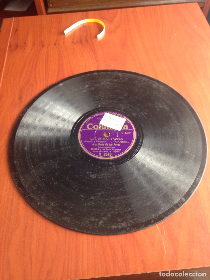 Discos de pizarra: La bien paga Ana Mar&iacute;a de los reyes - Foto 2