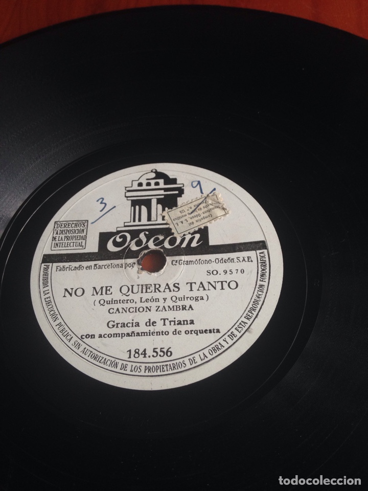 Discos de pizarra: Primo m&iacute;o de mi alma gracia de Triana - Foto 3