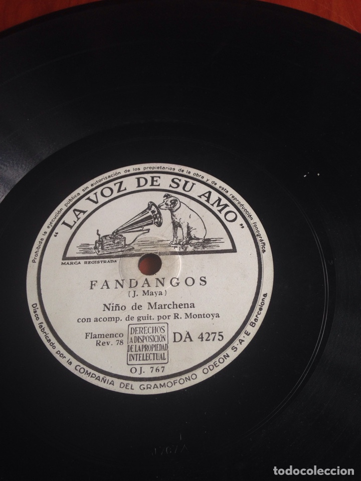 Discos de pizarra: Fandangos Ni&ntilde;o de marchena - Foto 1
