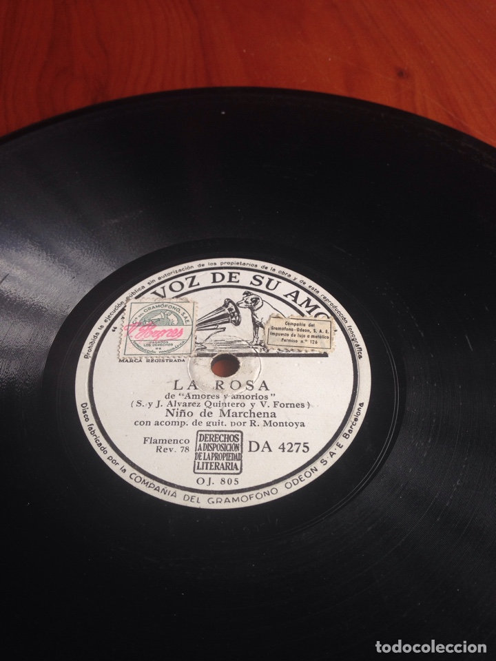 Discos de pizarra: Fandangos Ni&ntilde;o de marchena - Foto 3
