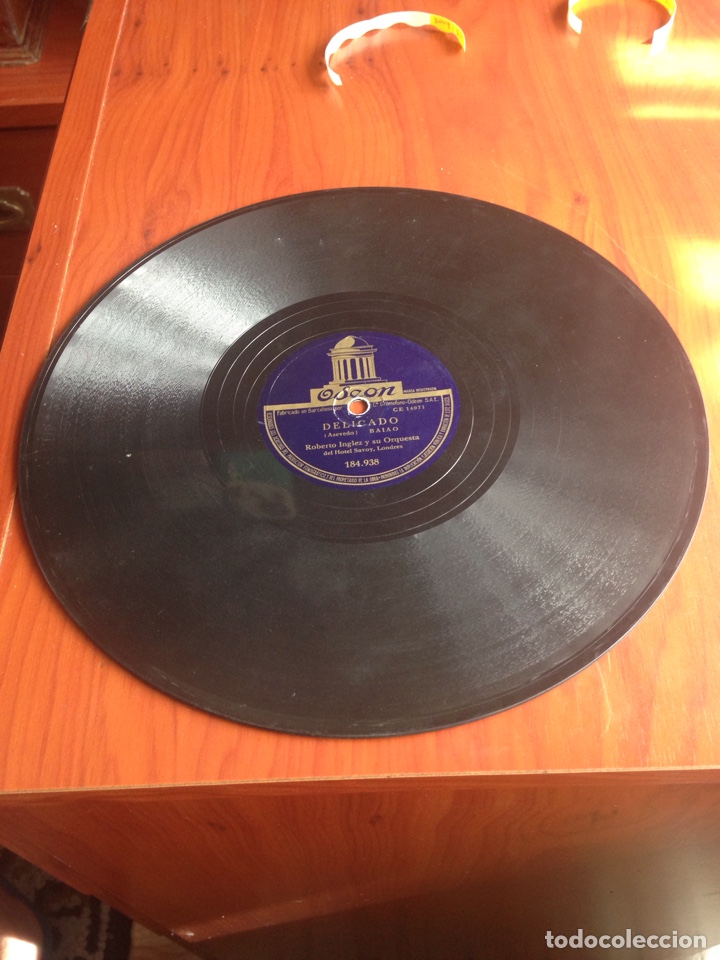 Discos de pizarra: Delicado Roberto inglez - Foto 2