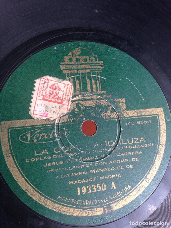 Discos de pizarra: La copla andaluza jesus perosanz - Foto 3