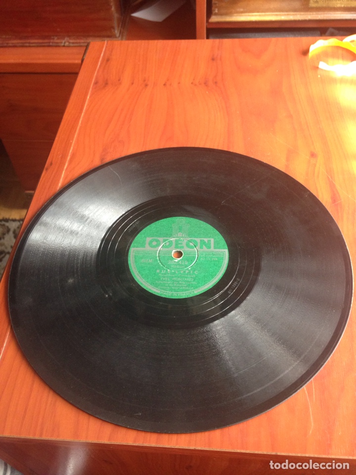 Discos de pizarra: Rue lepic yves montand - Foto 2