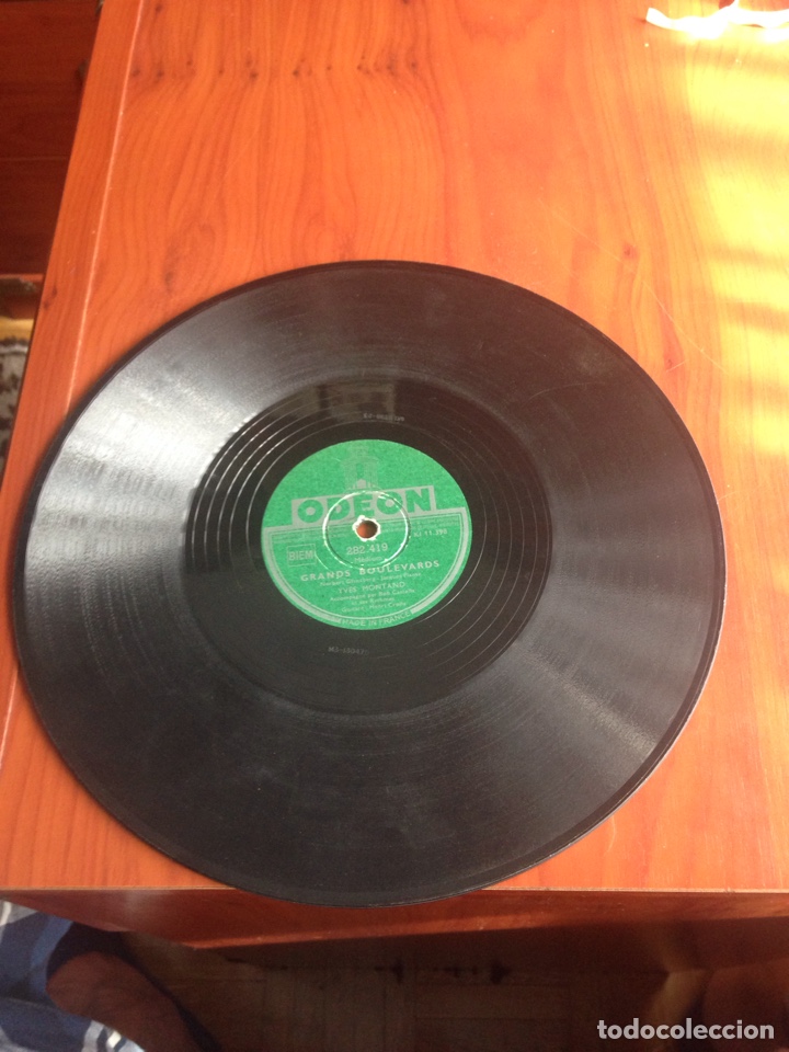 Discos de pizarra: Rue lepic yves montand - Foto 4