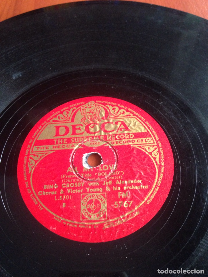 Discos de pizarra: Sunshine cake bing crosby - Foto 3