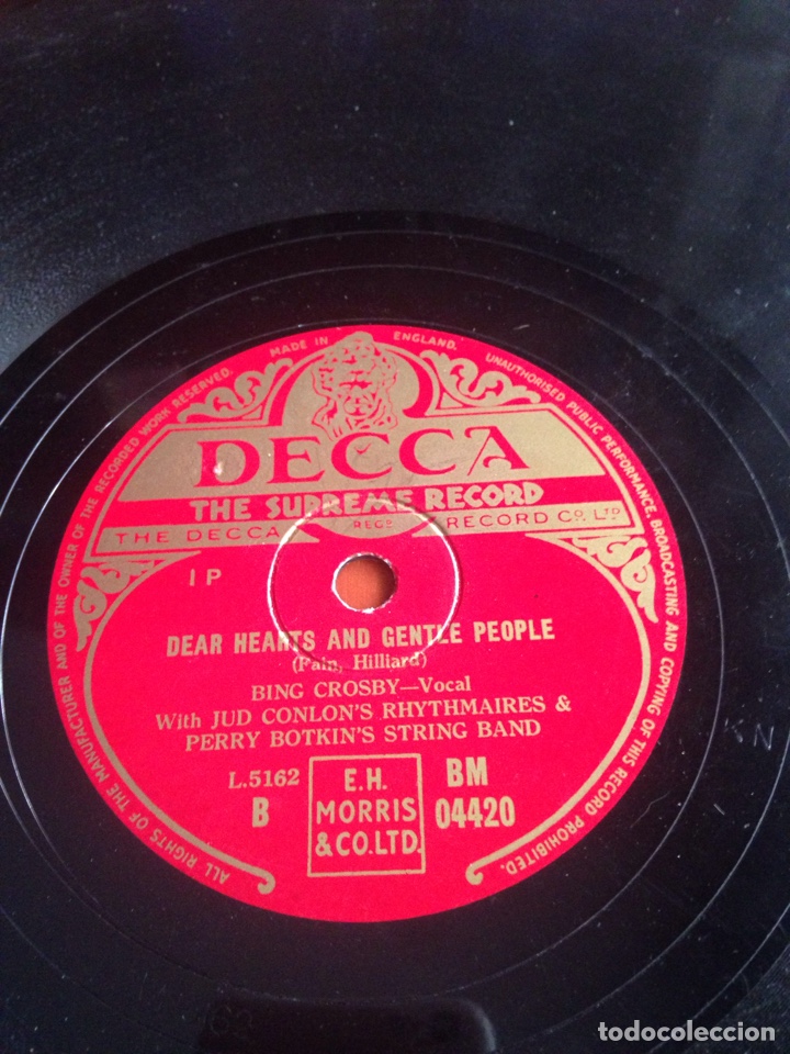 Discos de pizarra: Mule train bing crosby - Foto 3