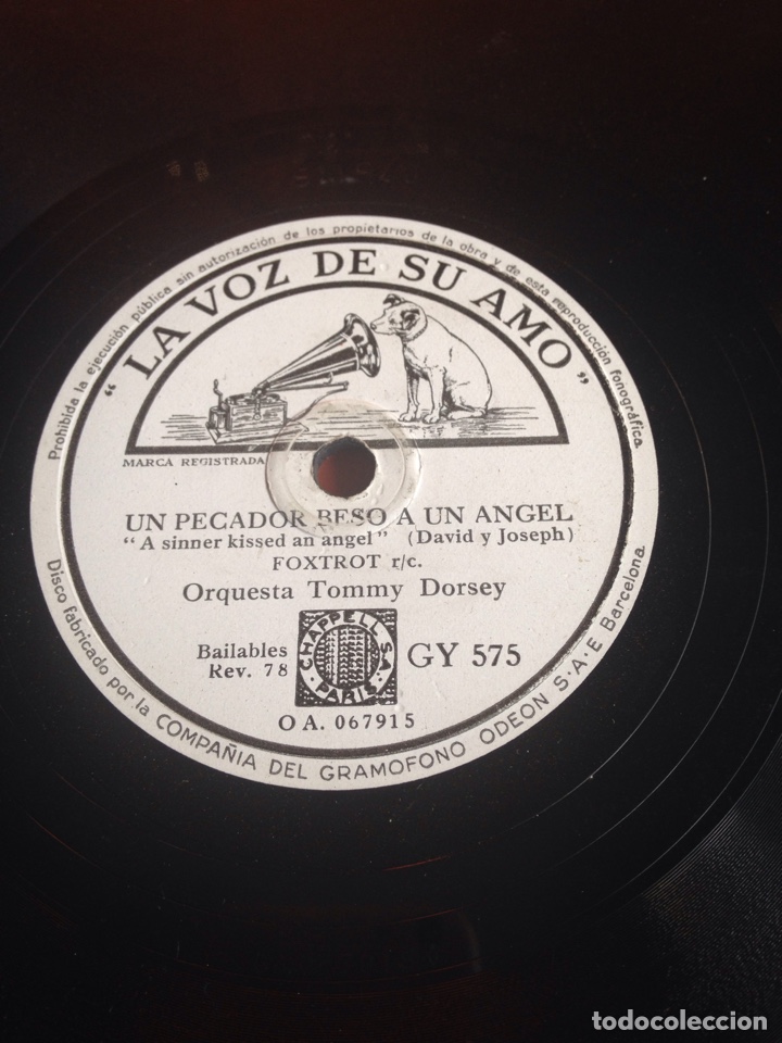 Discos de pizarra: Dos enamorados tommy dorsey - Foto 3