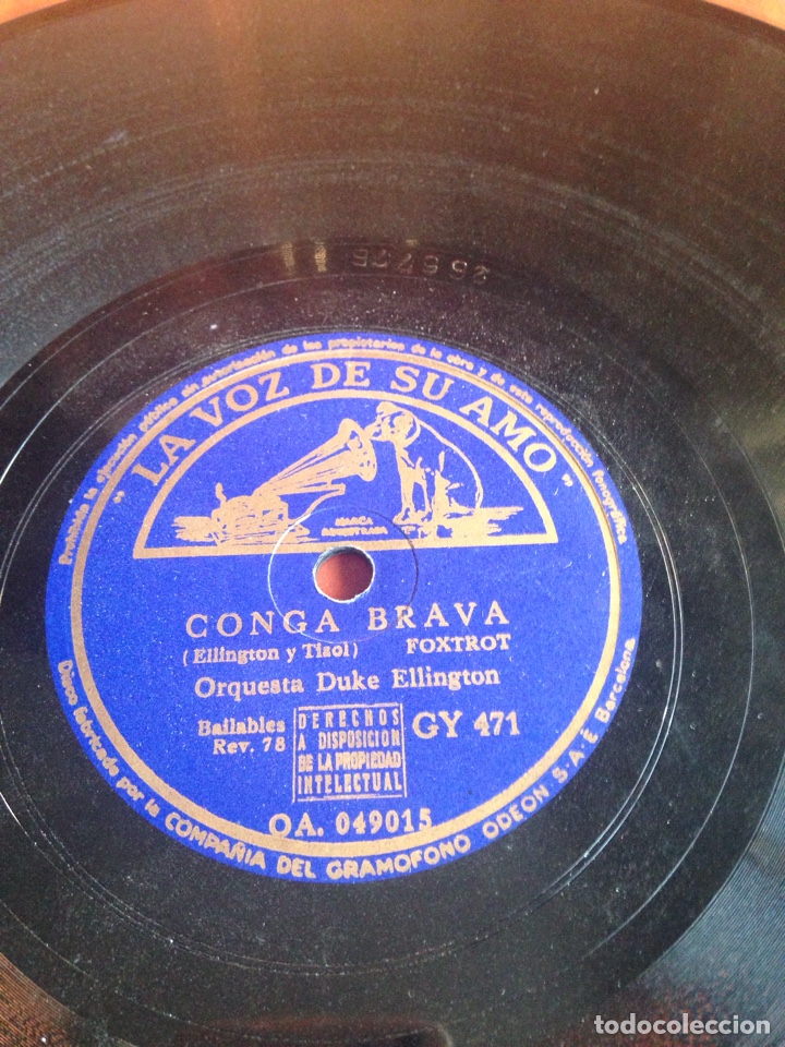 Discos de pizarra: Conga brava orquesta duke Ellington - Foto 1