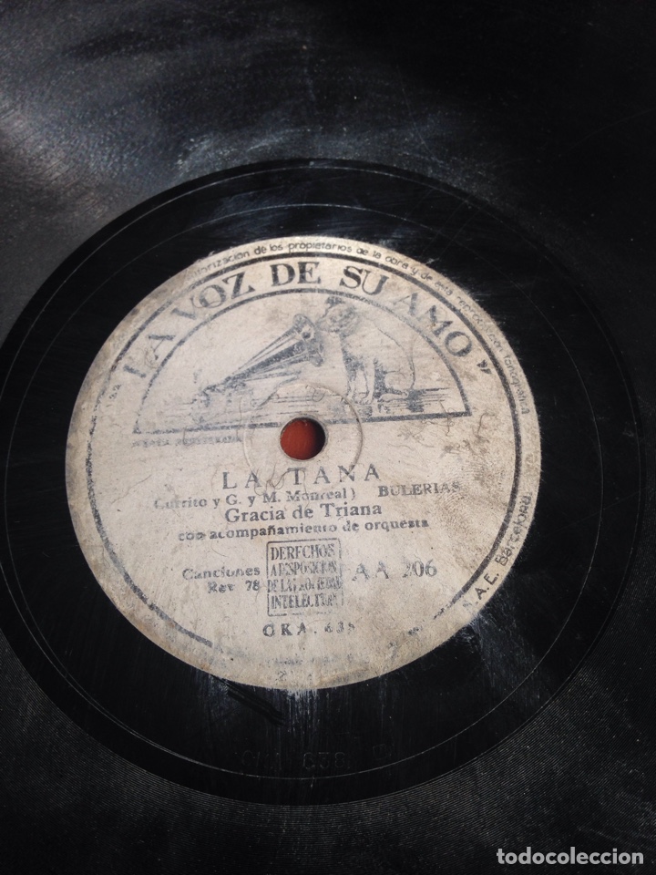 Discos de pizarra: La tana gracia de Triana - Foto 1