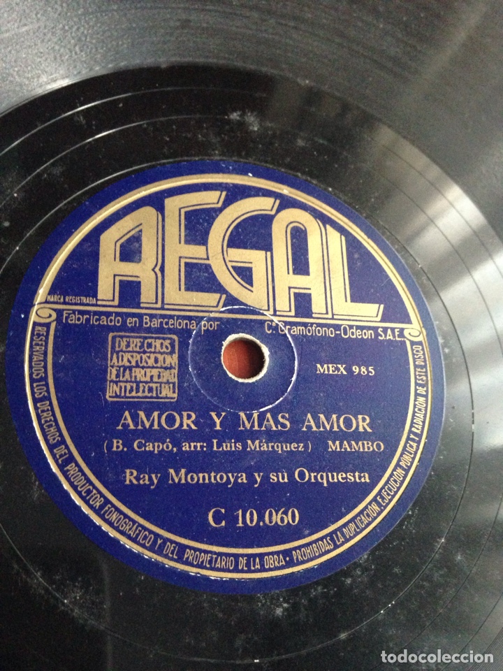 Discos de pizarra: Amor y m&aacute;s amor ray Montoya - Foto 1