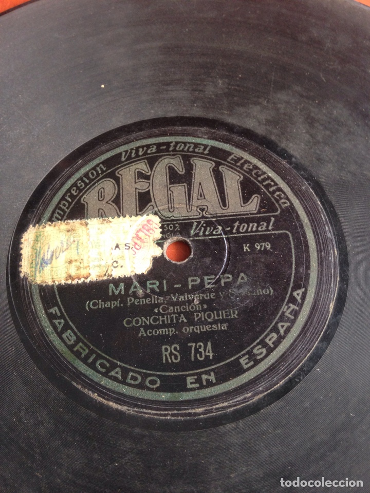 Discos de pizarra: Mari pepa conchita piquer - Foto 1