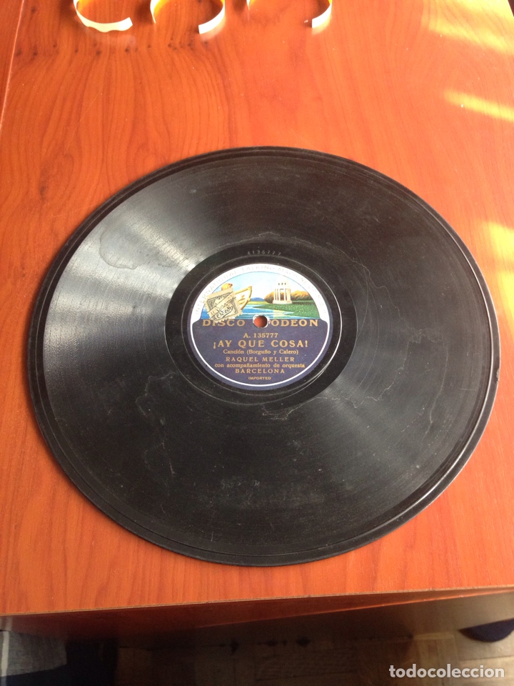 Discos de pizarra: Ay qu&eacute; cosa Raquel meller - Foto 2