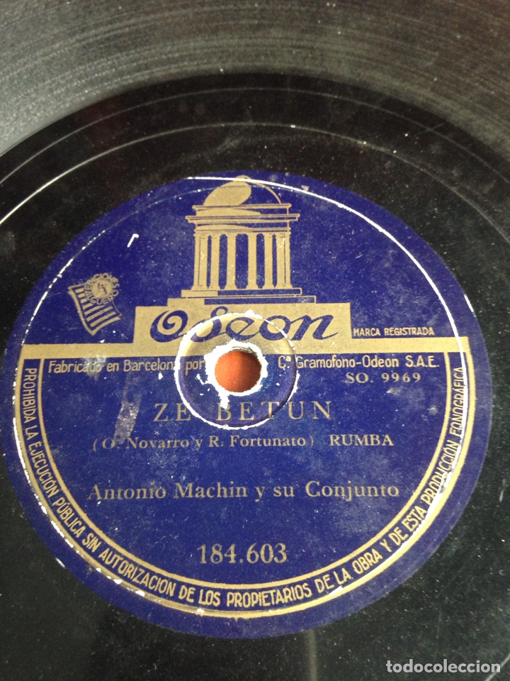 Discos de pizarra: Tu vida y mi vida Antonio machin - Foto 4