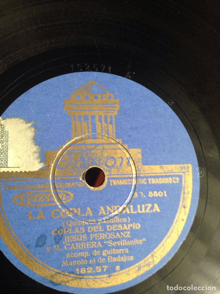 Discos de pizarra: La copla andaluza jesus perosanz - Foto 1