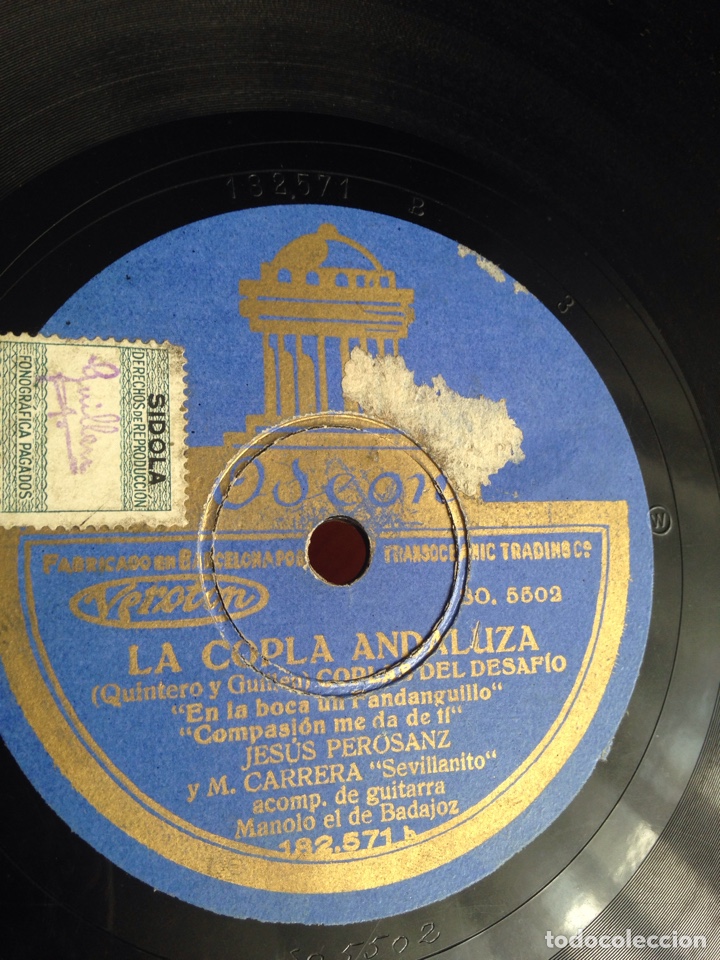 Discos de pizarra: La copla andaluza jesus perosanz - Foto 3