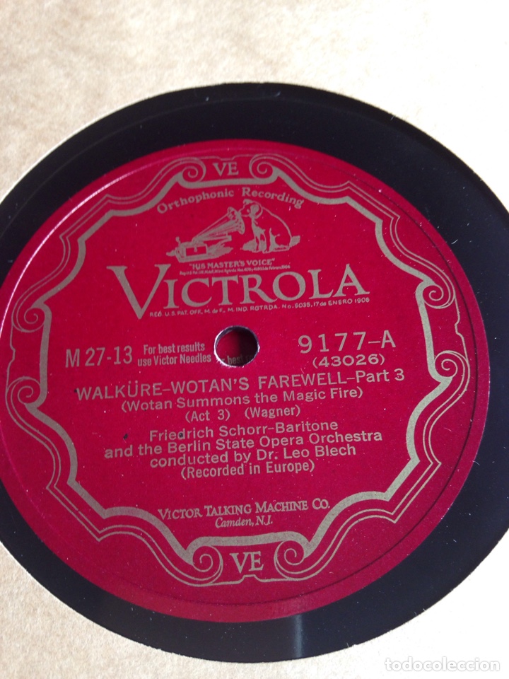 Discos de pizarra: &Aacute;lbum discos Wagner die walkure part11 - Foto 13