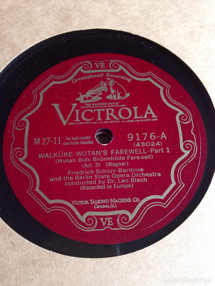 Discos de pizarra: &Aacute;lbum discos Wagner die walkure part11 - Foto 15