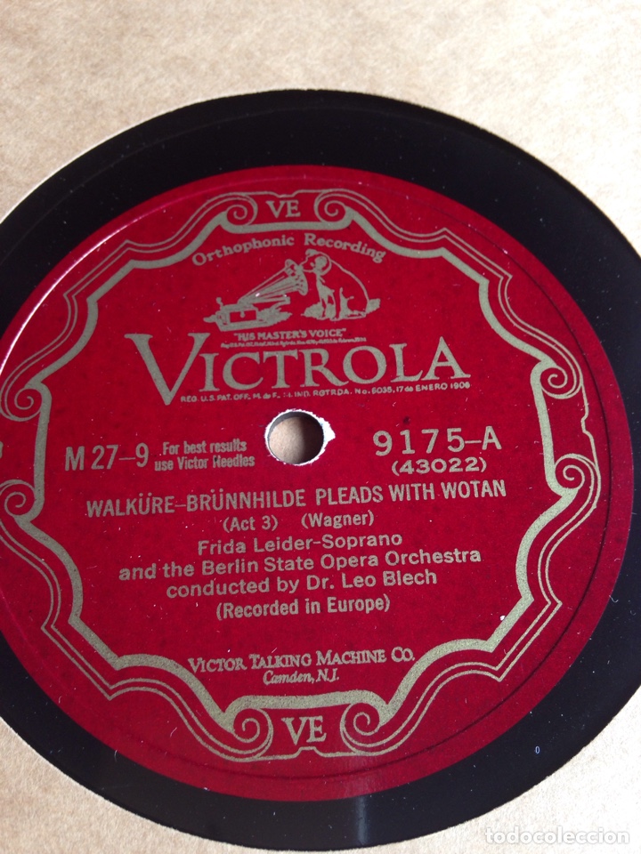 Discos de pizarra: &Aacute;lbum discos Wagner die walkure part11 - Foto 17