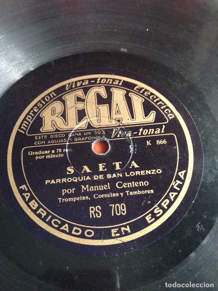 Discos de pizarra: Saeta por Manuel centeno - Foto 3