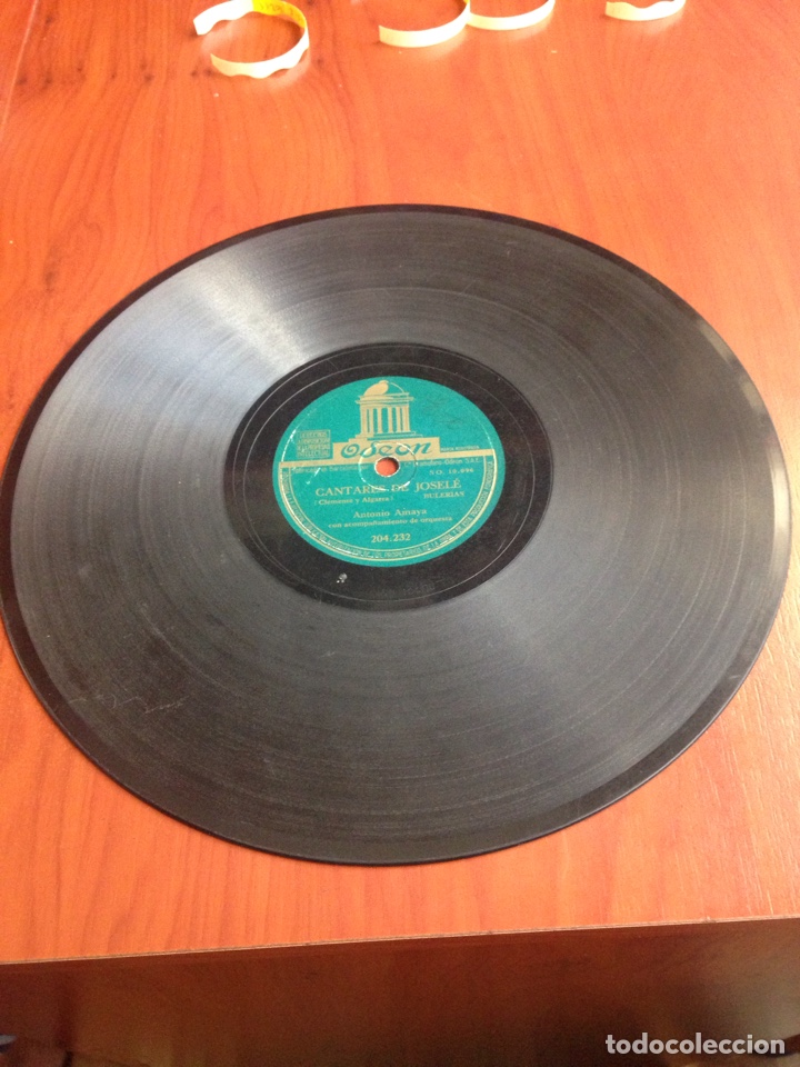 Discos de pizarra: Cantares del josele Antonio Amaya - Foto 2