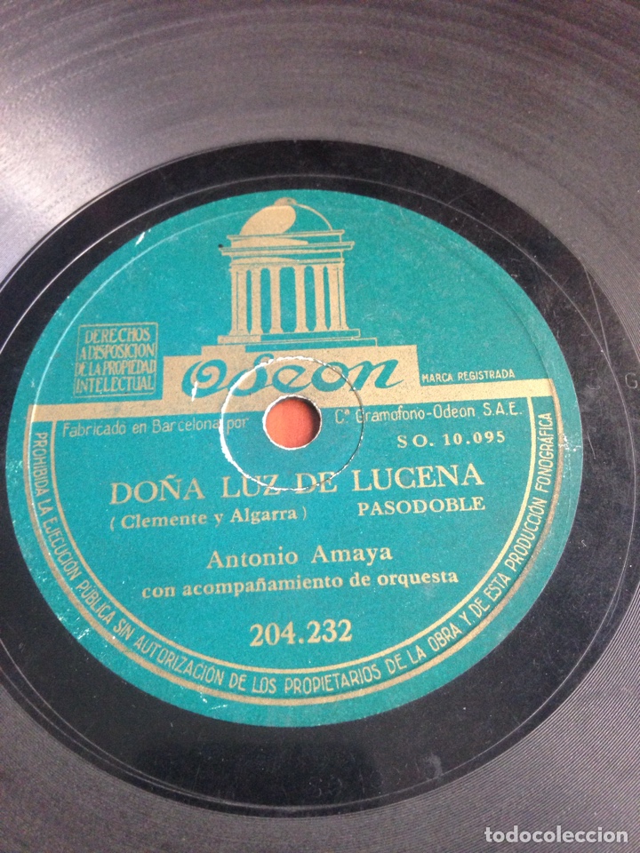 Discos de pizarra: Cantares del josele Antonio Amaya - Foto 3