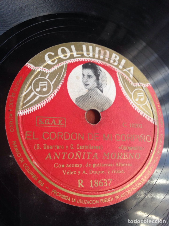 Discos de pizarra: Volviendo a Espa&ntilde;a anto&ntilde;ita Moreno - Foto 4