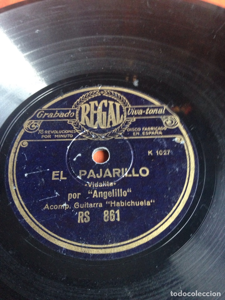 Discos de pizarra: El pajarillo por angelillo - Foto 1