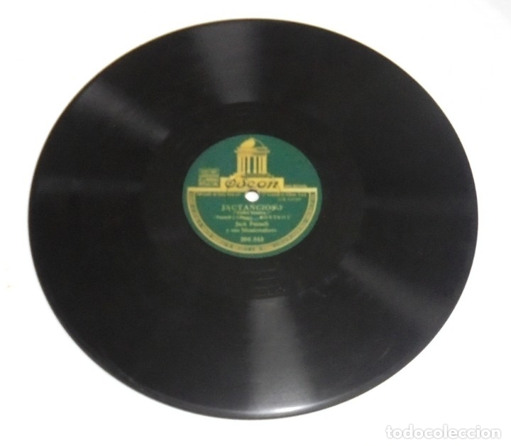 Discos de pizarra: DISCO DE PIZARRA. ODEON. 204543. JACTANCIOSO / DRAGNET - Foto 1