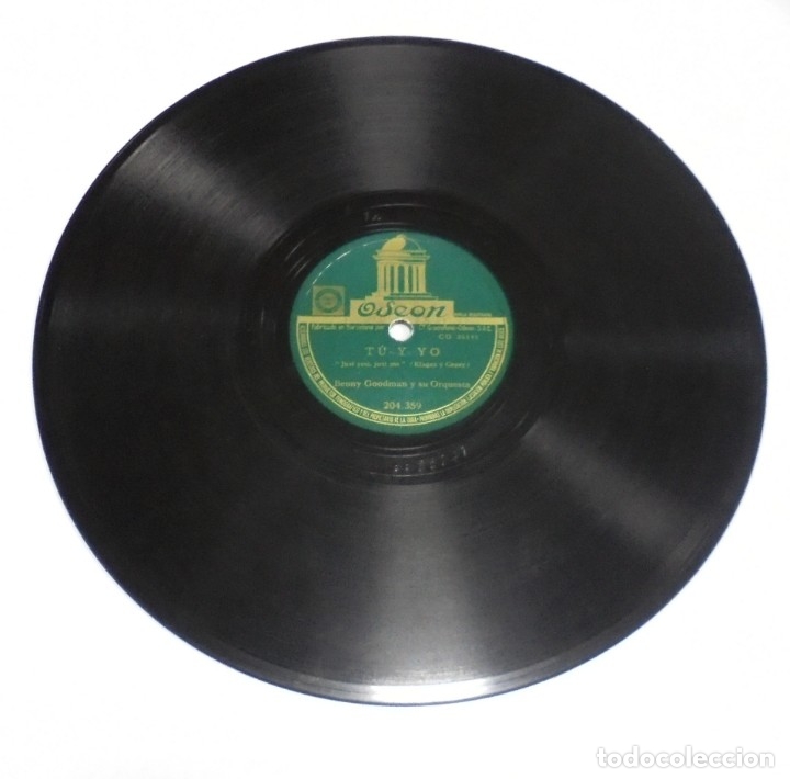Discos de pizarra: DISCO PIZARRA. ODEON. 204359. VETE Y NADA MAS / TU Y YO - Foto 2