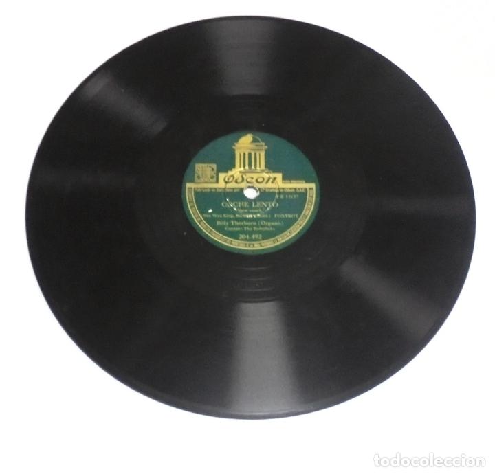 Discos de pizarra: DISCO PIZARRA. ODEON. 204492. SI TE RIES DEL SOL / COCHE LENTO - Foto 2