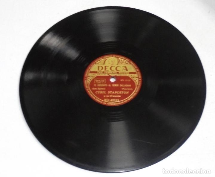 Discos de pizarra: DISCO PIZARRA. DECCA. RD 40253. TERRONCITO DE AZUCAR / TE PRESENTO AL SE&Ntilde;OR GALLAGHAN - Foto 2