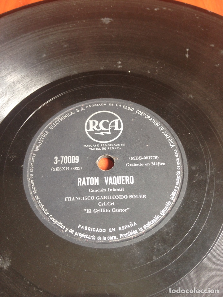 Discos de pizarra: Negrito sandia Francisco gabilondo soler - Foto 3