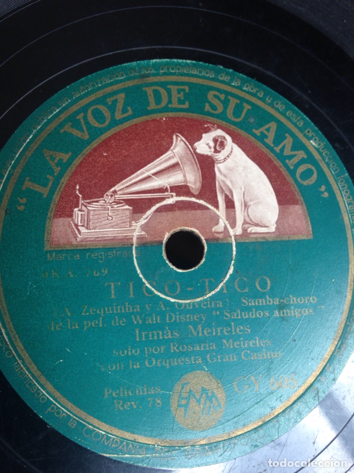 Discos de pizarra: Adi&oacute;s bolero irmas Meireles - Foto 3