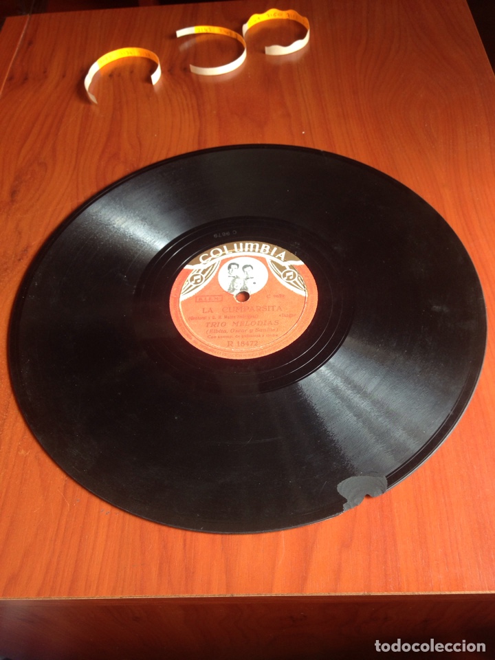 Discos de pizarra: La comparsita tr&iacute;o melod&iacute;as - Foto 2