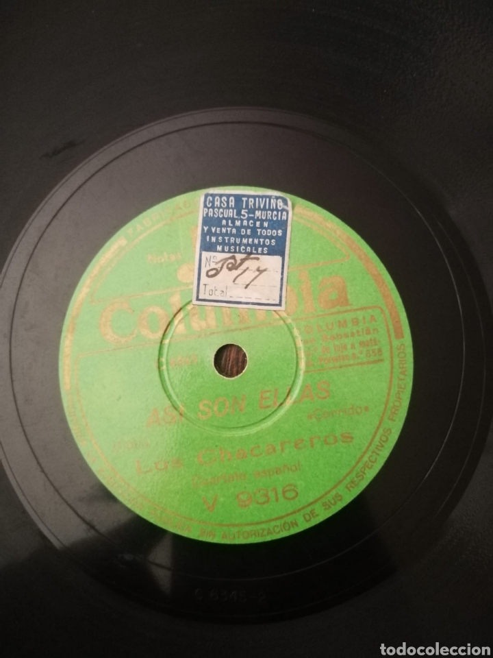Discos de pizarra: Disco de pizarra picarona los chacareros - Foto 2