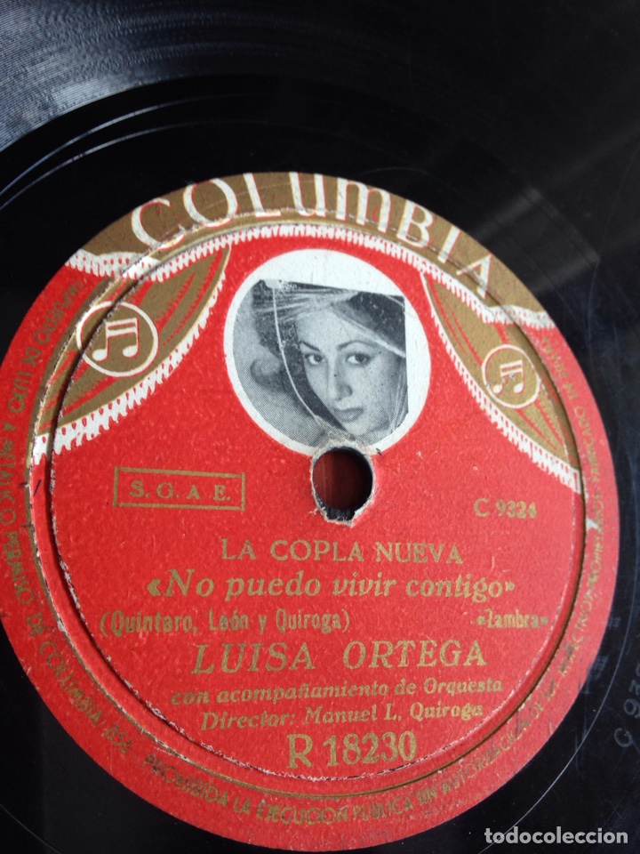 Discos de pizarra: La copla nueva Luisa Ortega - Foto 1