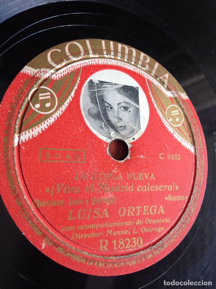 Discos de pizarra: La copla nueva Luisa Ortega - Foto 4
