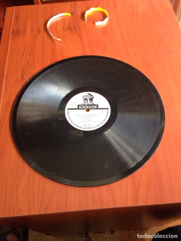 Discos de pizarra: El farolero Pepe blanco - Foto 2