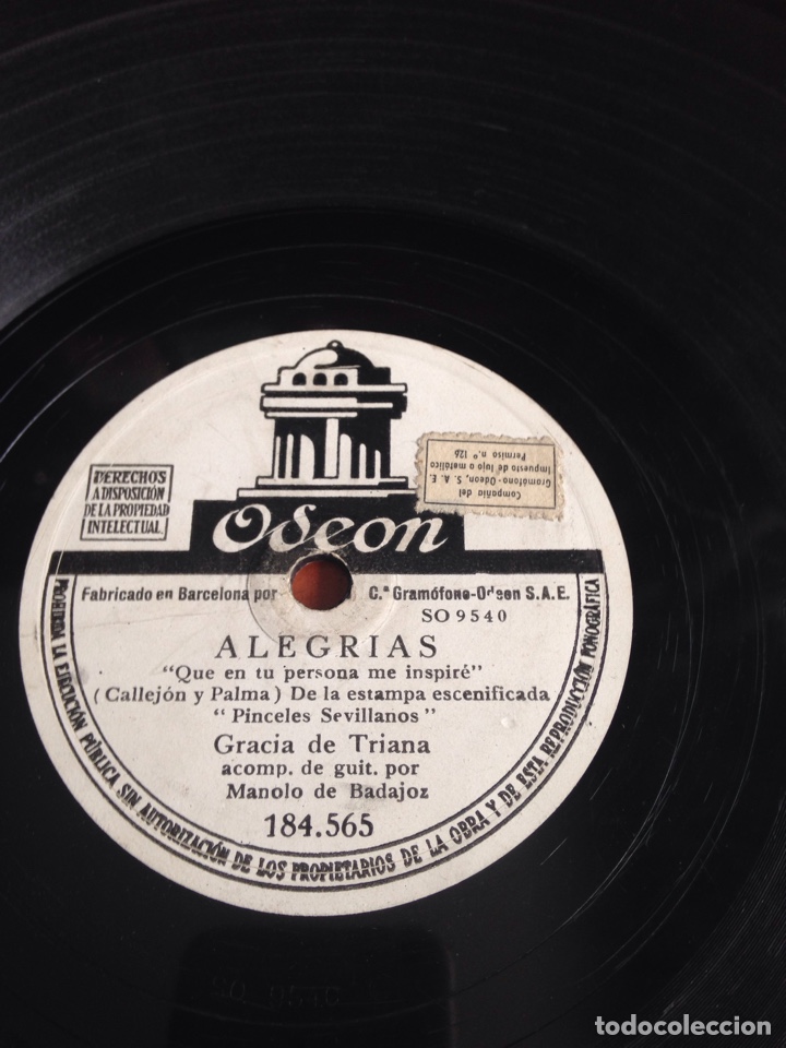 Discos de pizarra: Malague&ntilde;a gracia de Triana - Foto 3