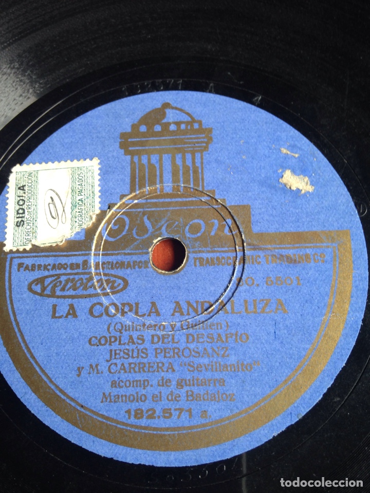 Discos de pizarra: La copla andaluza jesus perosanz - Foto 1