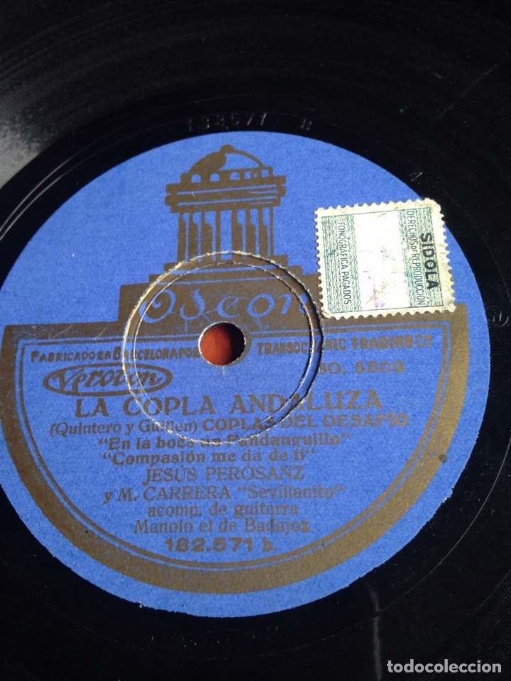 Discos de pizarra: La copla andaluza jesus perosanz - Foto 3