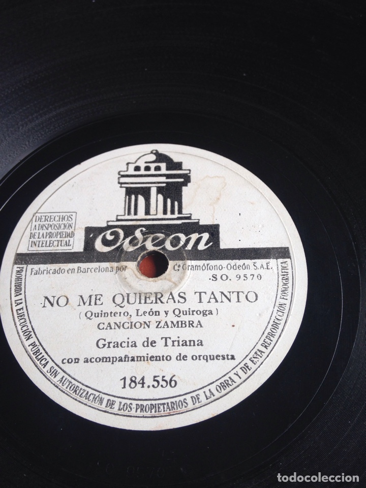 Discos de pizarra: Primo m&iacute;o de mi alma gracia de Triana - Foto 3