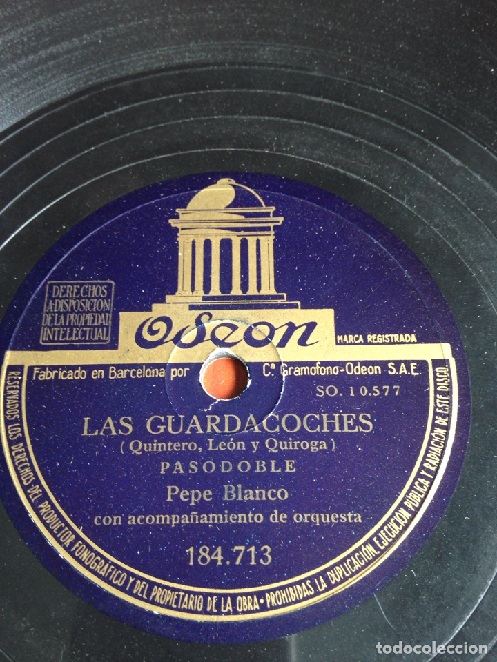 Discos de pizarra: Las guardacoches Pepe blanco - Foto 1