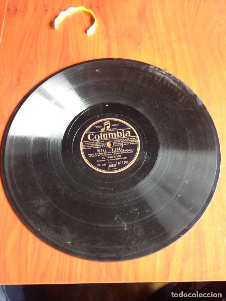 Discos de pizarra: Vieni vieni m tino Rossi - Foto 2