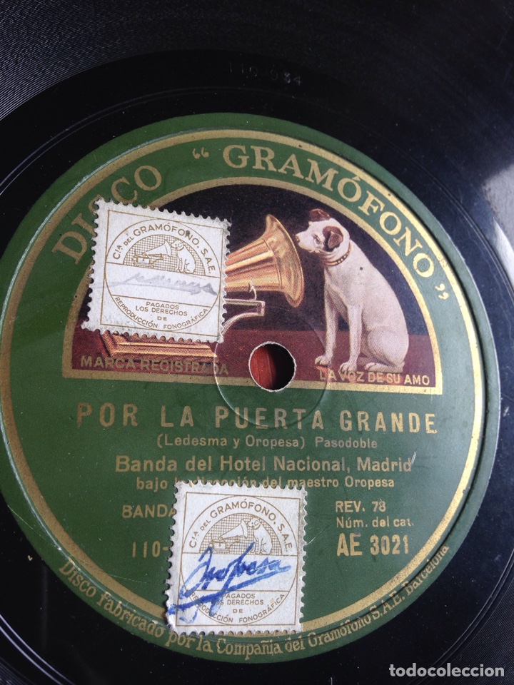 Discos de pizarra: Por la puerta grande - Foto 1