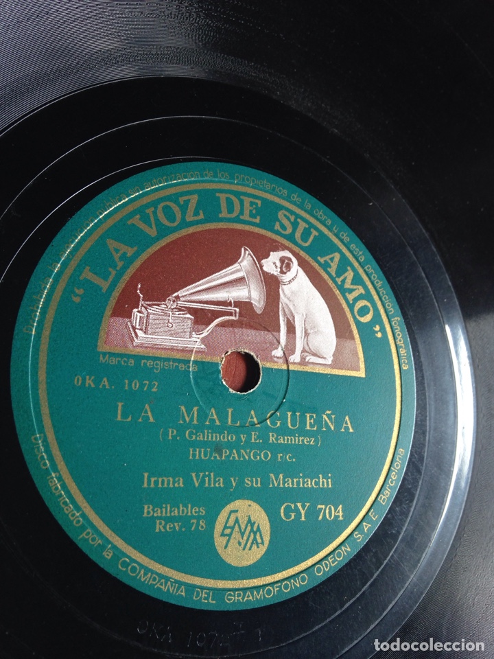 Discos de pizarra: La malague&ntilde;a Irma vila - Foto 1