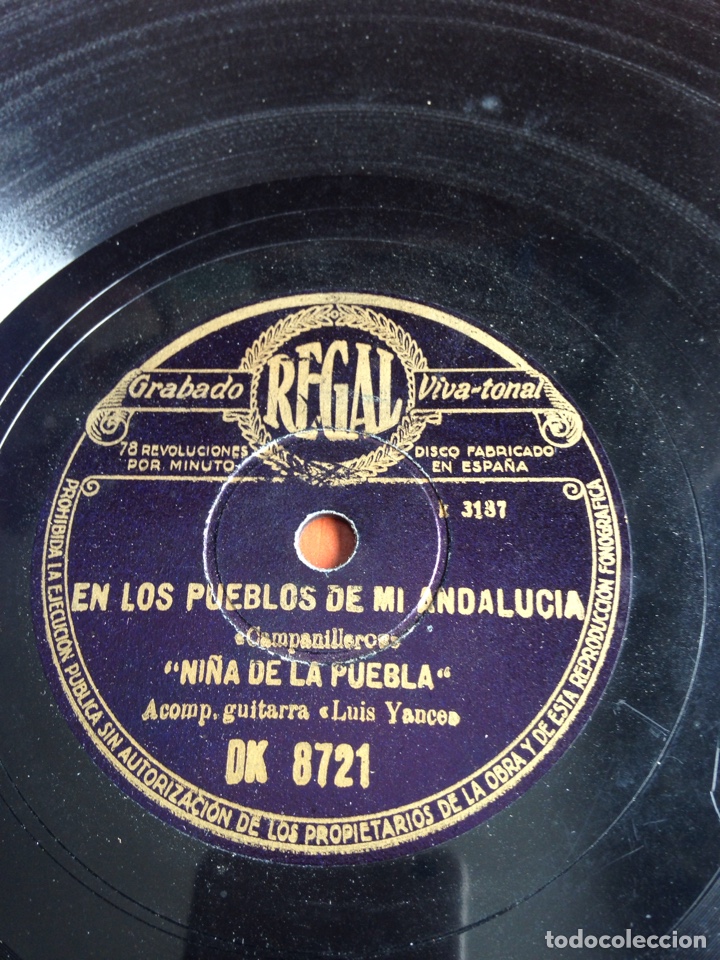 Discos de pizarra: En el parque sevillano ni&ntilde;a de la Puebla - Foto 3