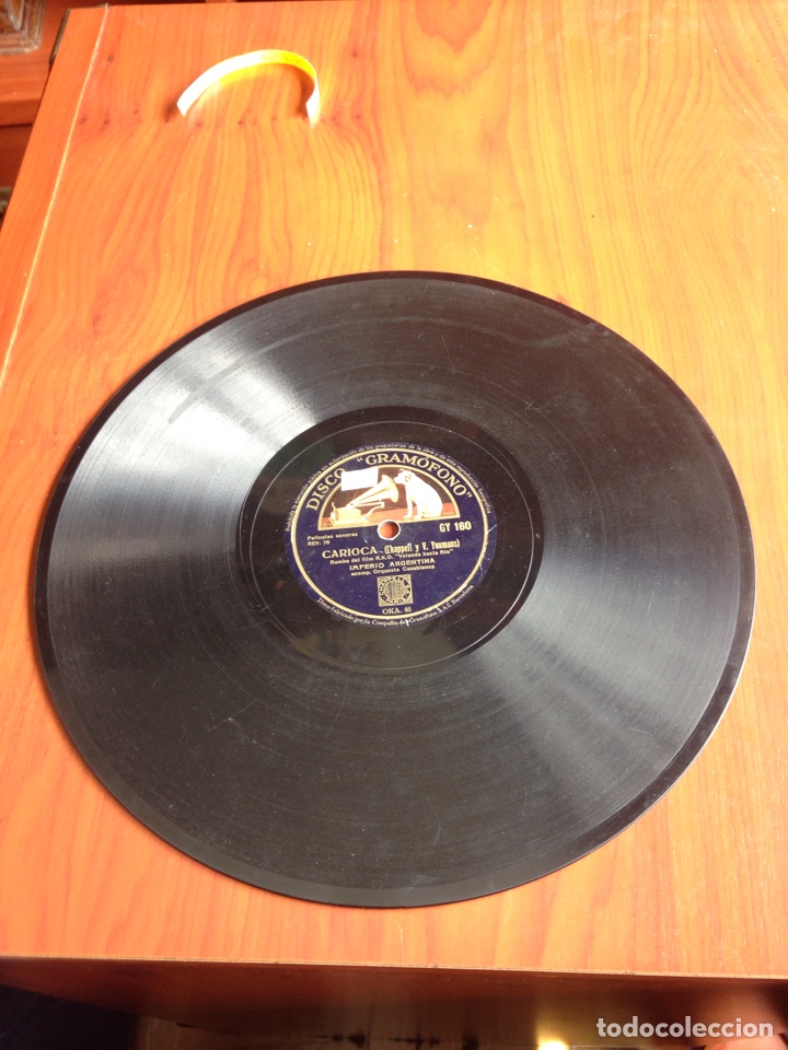 Discos de pizarra: Romanza ruas imperio Argentina - Foto 4